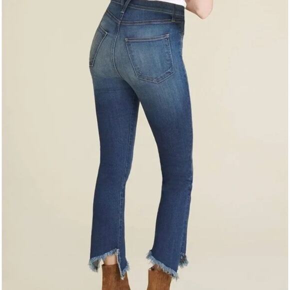 Veronica Beard Danni High-Rise-Kick-Flare Blue Jean Apollo Womens 25/0 - Picture 2 of 16